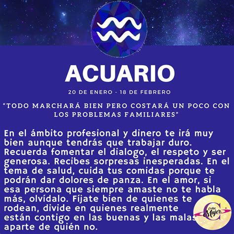 HORÓSCOPO DE HOY Acuario